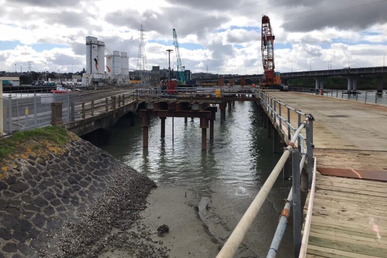 Old Mangere Bridge Staging