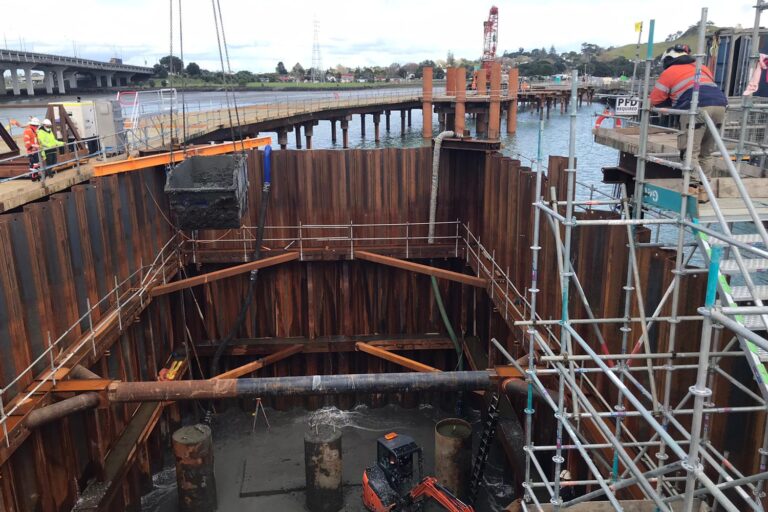 Old Mangere Bridge Cofferdam